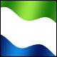 3D Sierra Leone Flag