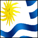 3D Uruguay Flag