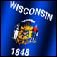 3D Wisconsin Flag