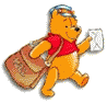 Pooh With Mailbag