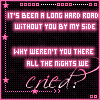 all the nights we`ve cried